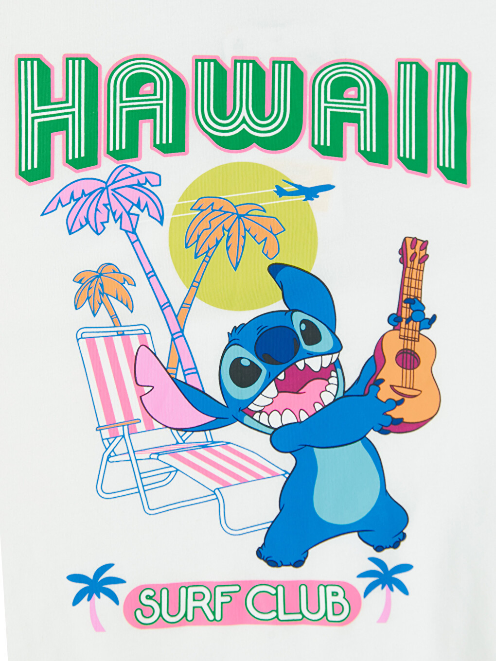 Set scurt pentru fete cu imprimeu Stitch-3