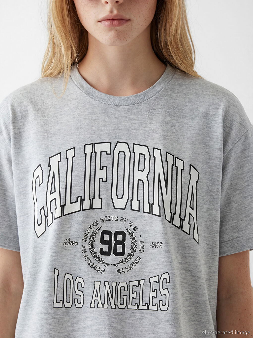 California Printed Women's T-Shirt-2