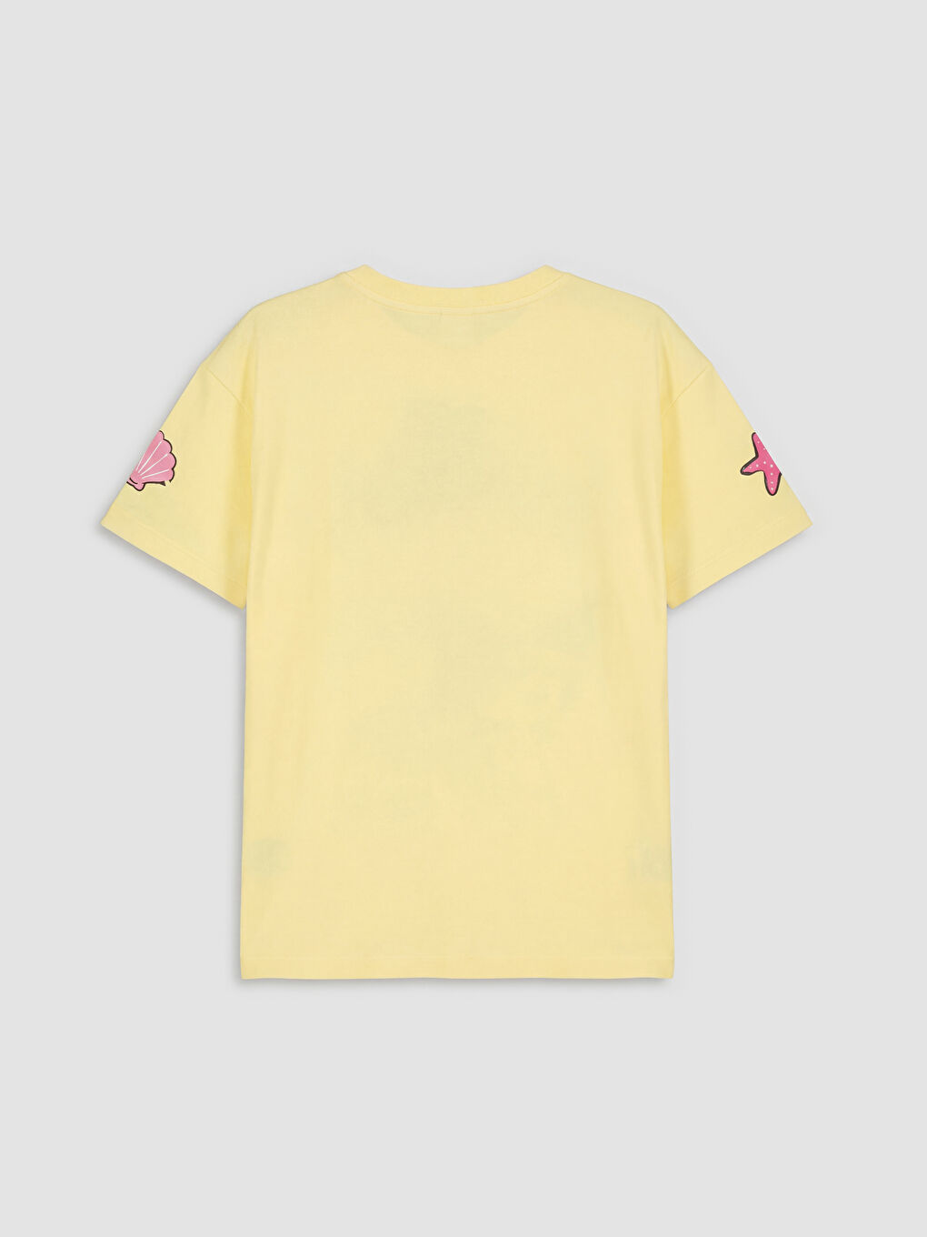 Tricou Basic Cu Imprimeu Kuromi Cu Guler Rotund Pentru Fete-1