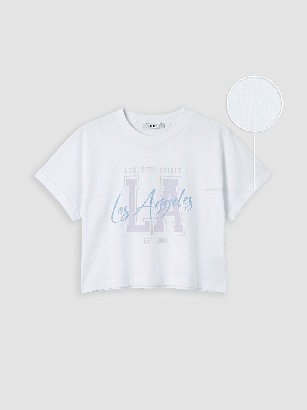 Crew Neck Los Angeles Printed Women's T-Shirt