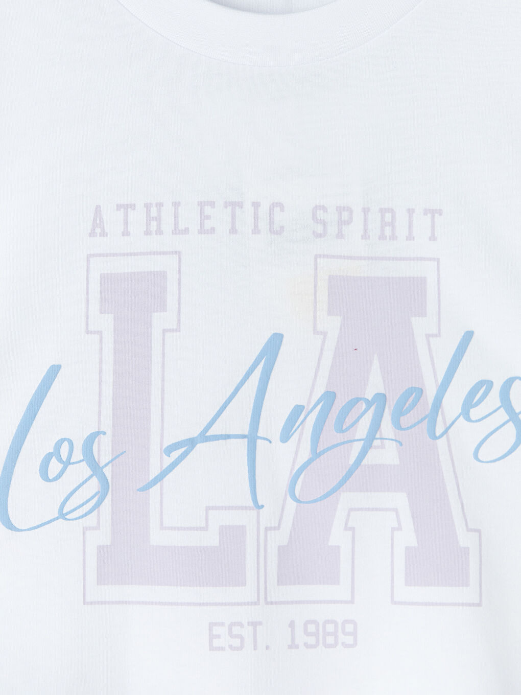 Crew Neck Los Angeles Printed Women's T-Shirt-2