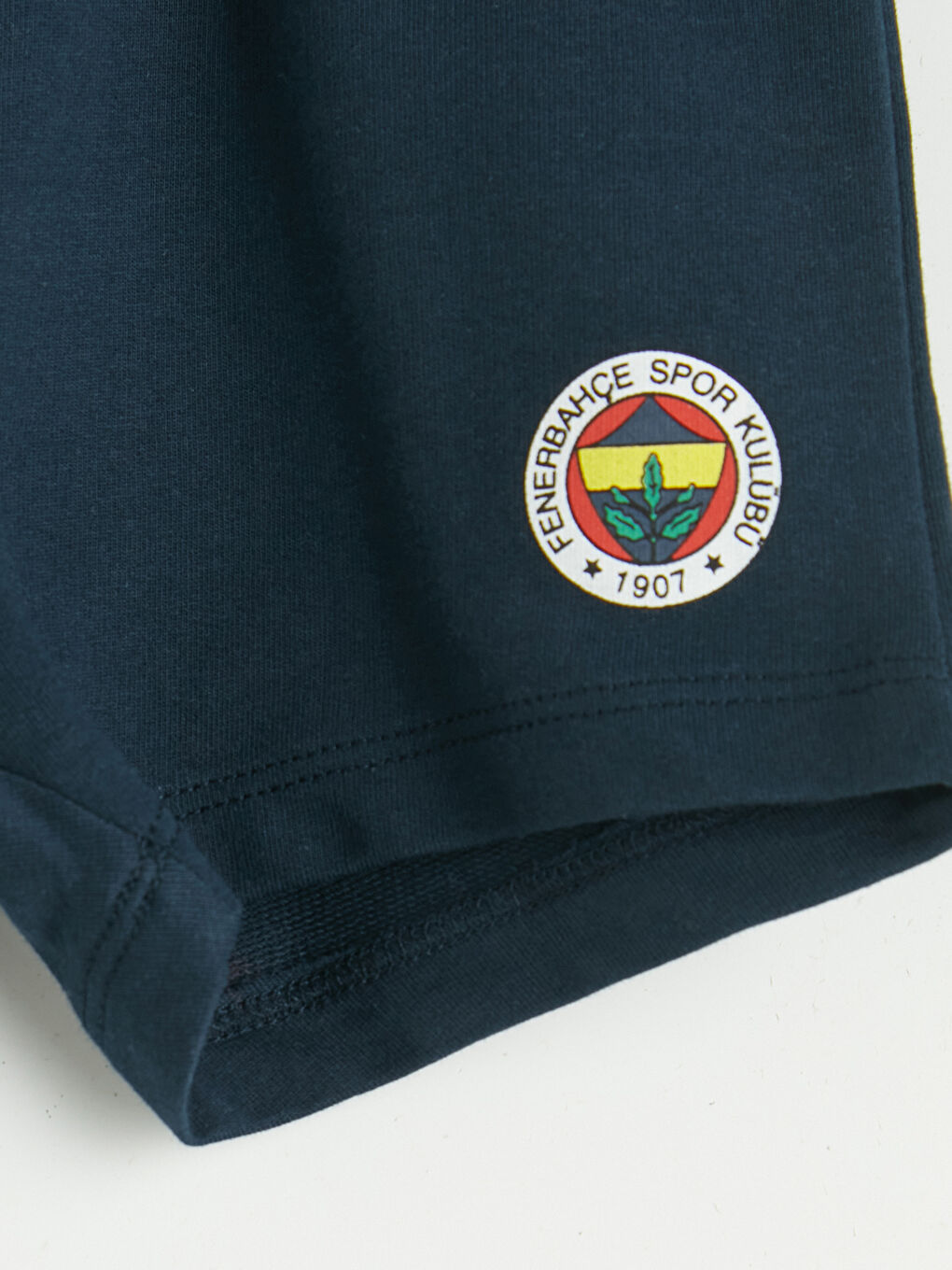 Beyaz Fenerbahçe Baskılı Erkek Bebek Tişört ve Şort-4