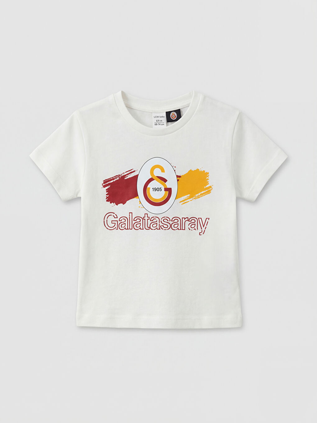 Beyaz Galatasaray Baskılı Erkek Bebek Takım-1