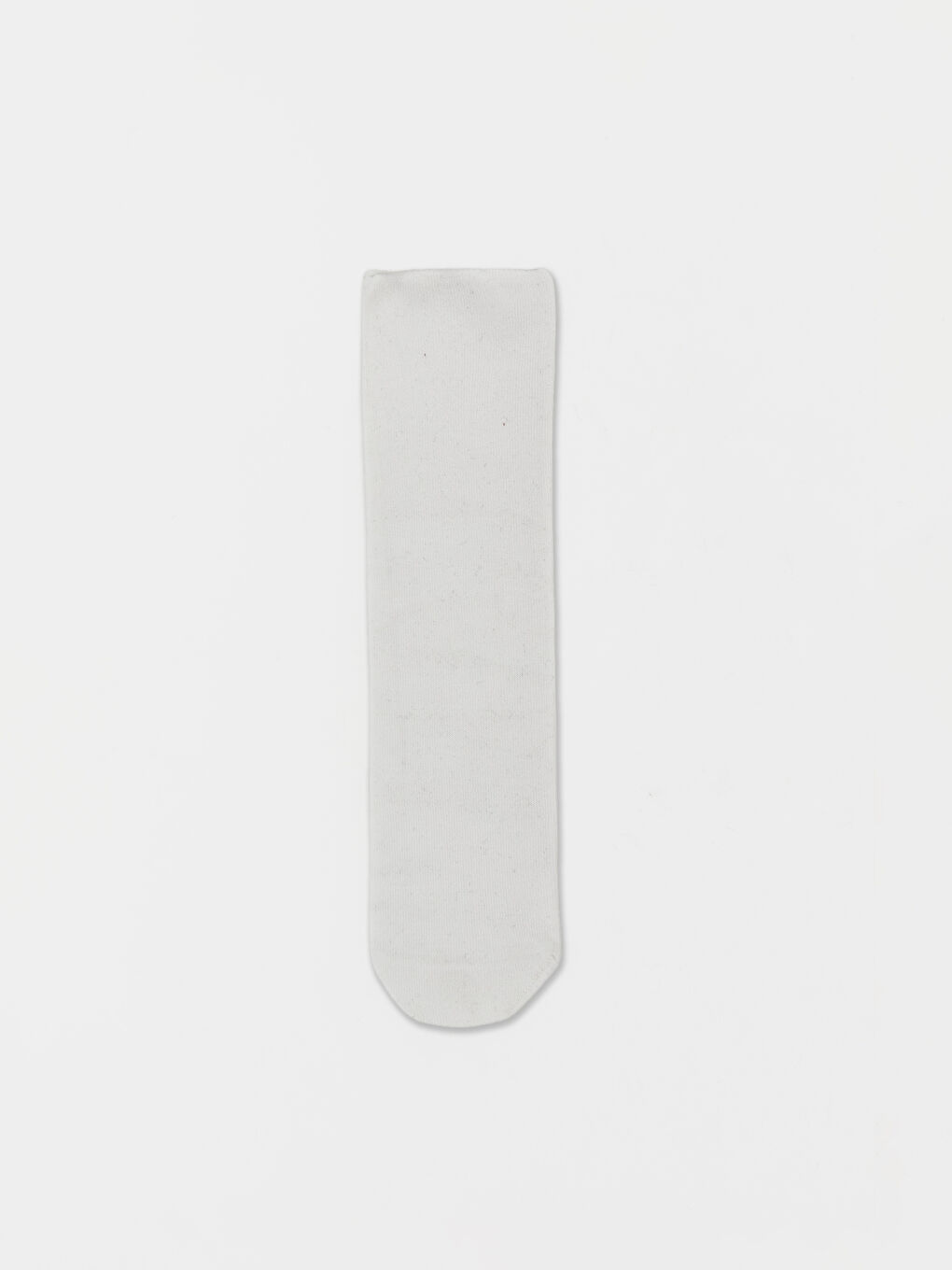 Beyaz Kadın Topuksuz Soket Çorap-1