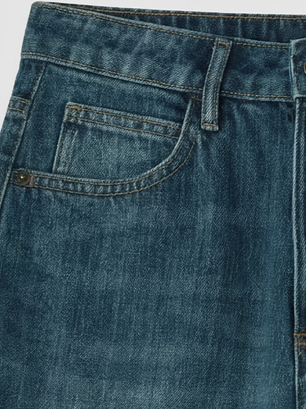 Woman Indigo Denim Shorts-6