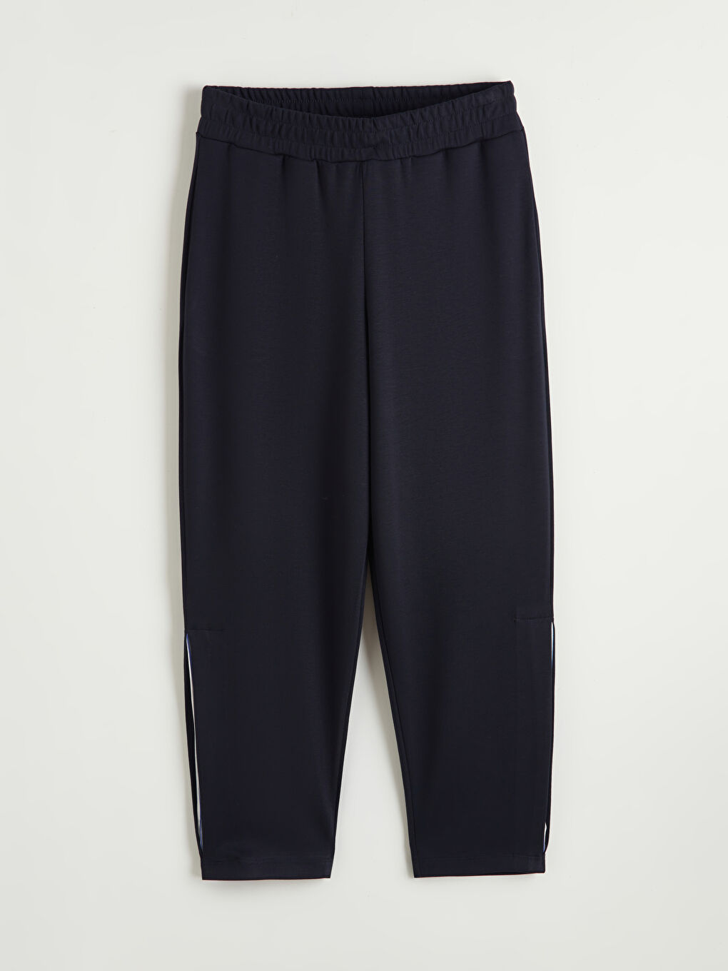 Lacivert Beli Lastikli Kadın Eşofman Altı