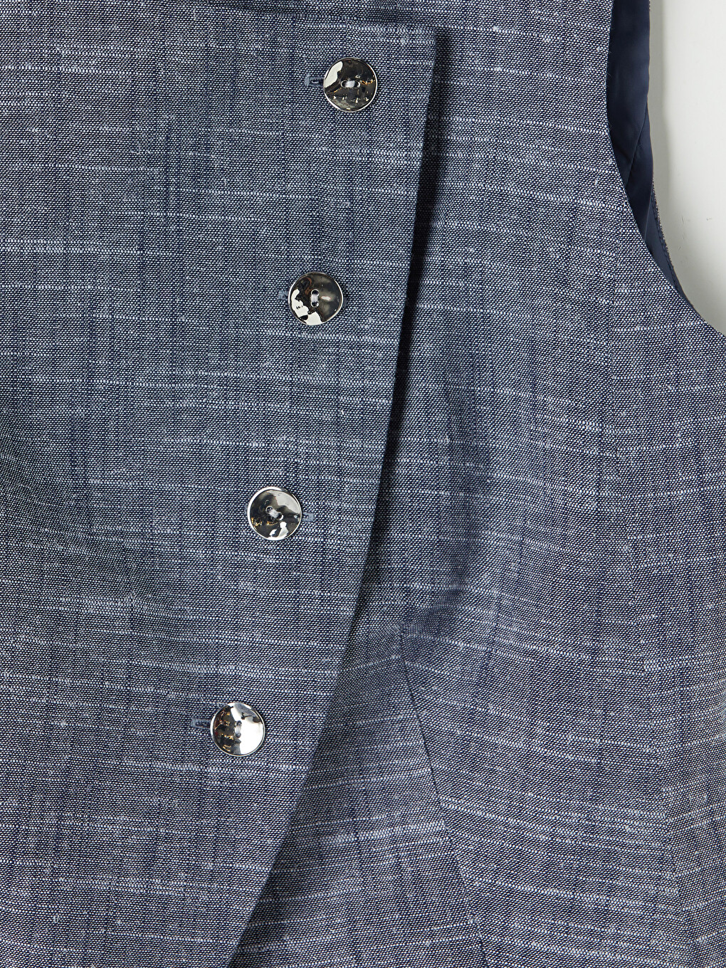 Woman Navy Suit Waistcoat-6