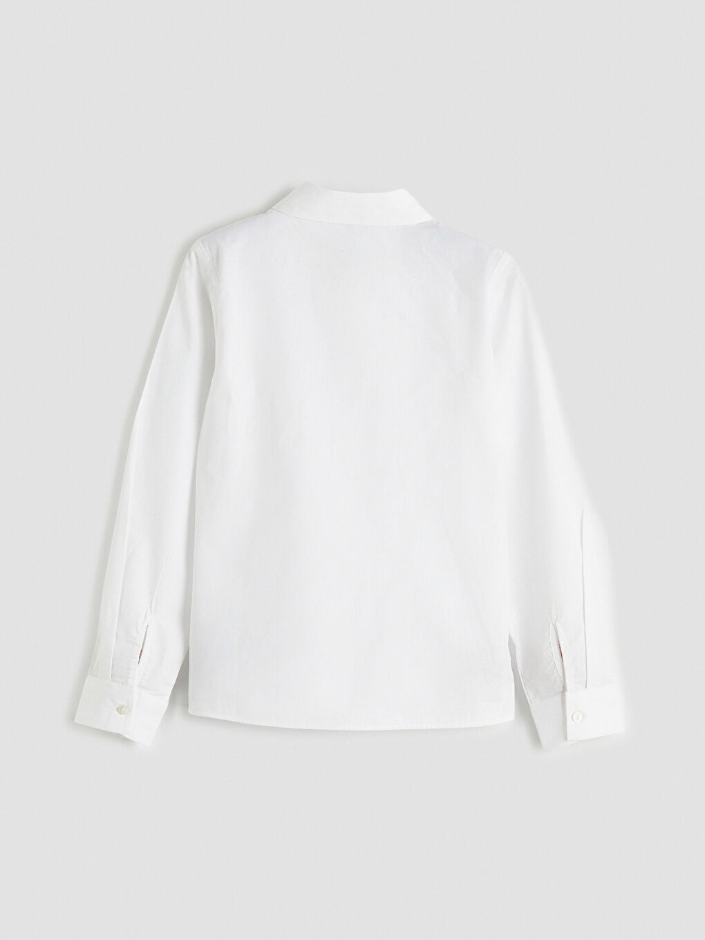 Girls' Knit Sweater and Shirt with Bow Detail-3