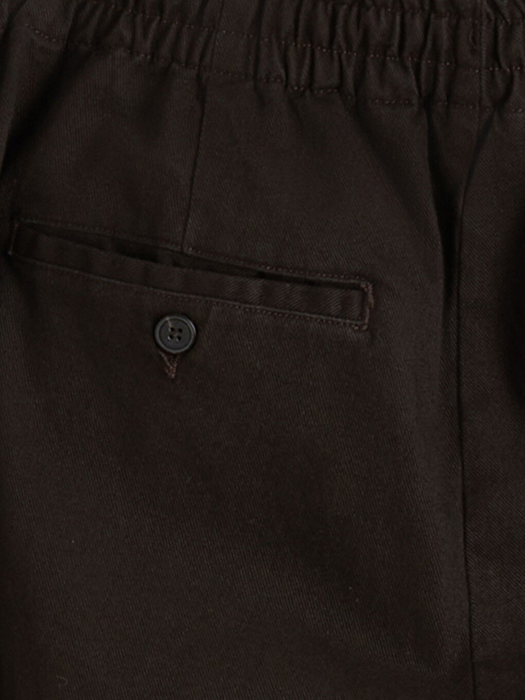Kahverengi Standart Kalıp Erkek Pantolon-5