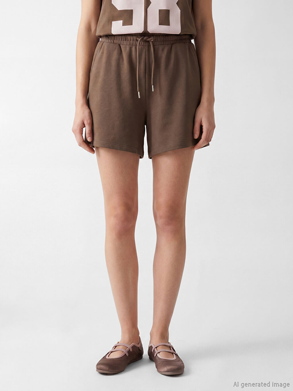 Женские шорты на резинке-1