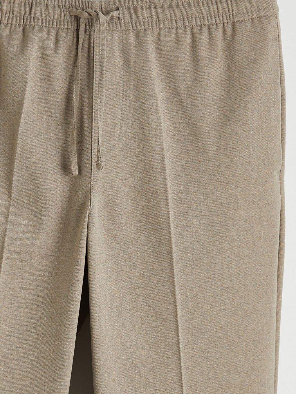 Bej Standart Kalıp Erkek Pantolon	-2