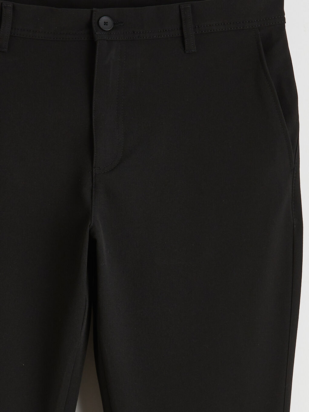 Siyah Standart Kalıp Erkek Pantolon	-2