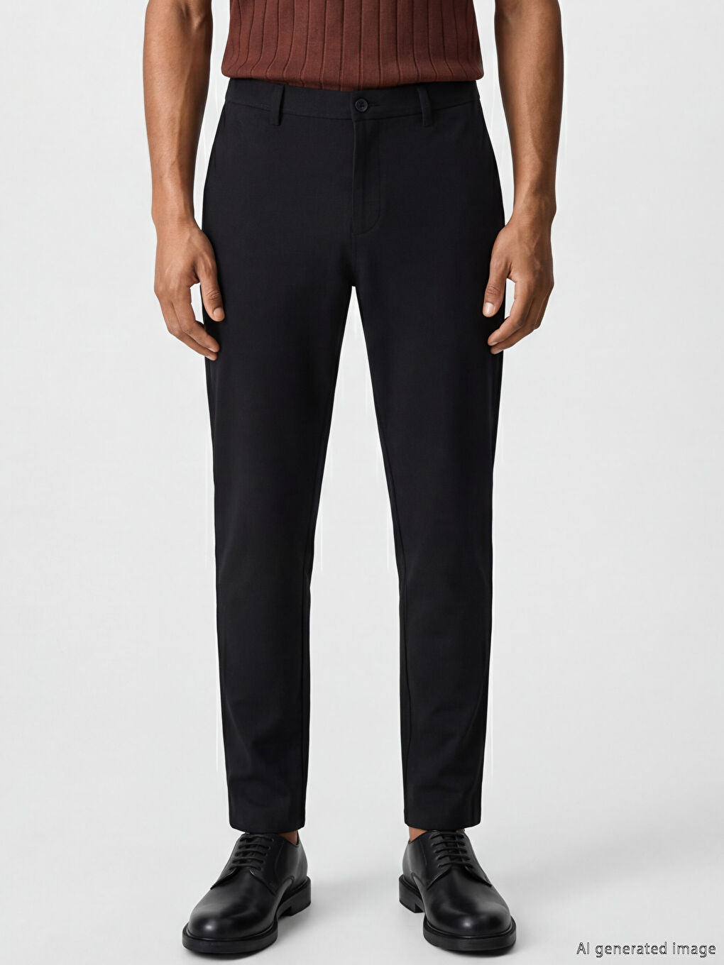 Lacivert Standart Kalıp Erkek Pantolon	-1