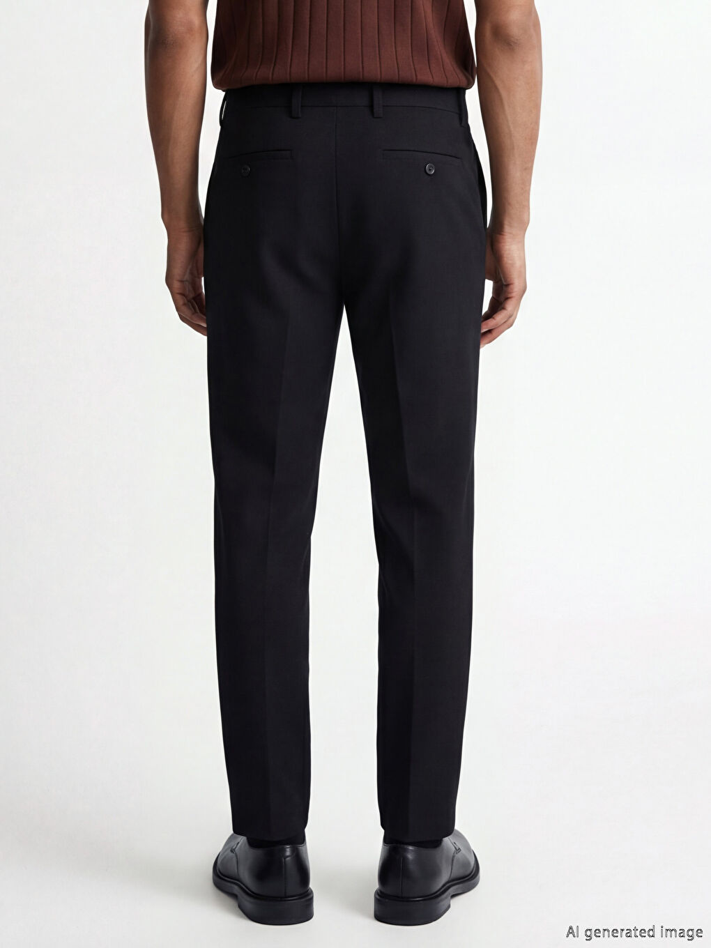 Lacivert Standart Kalıp Erkek Pantolon	-2