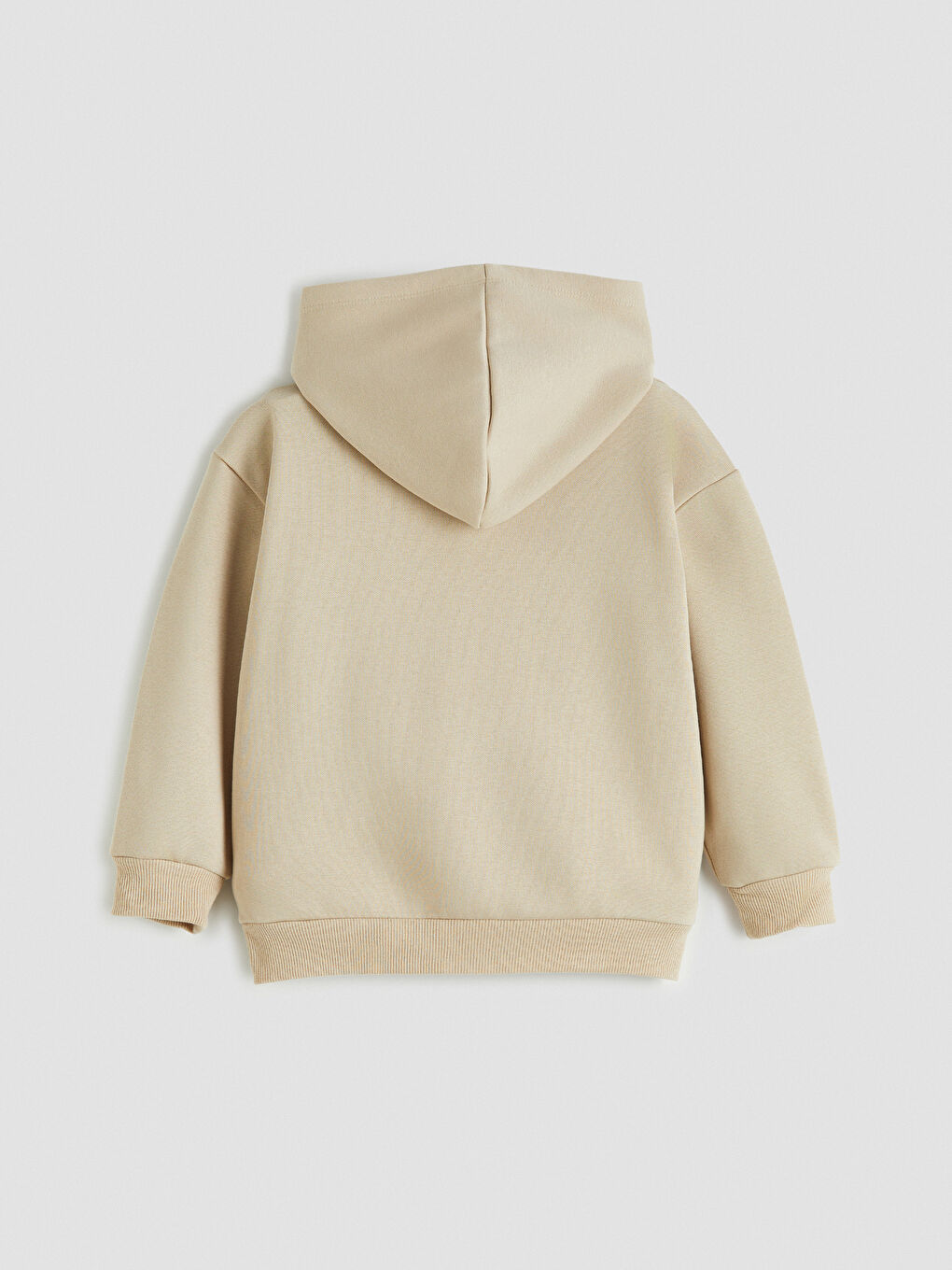 Bej New York Baskılı Erkek Çocuk Kalın Sweatshirt-1