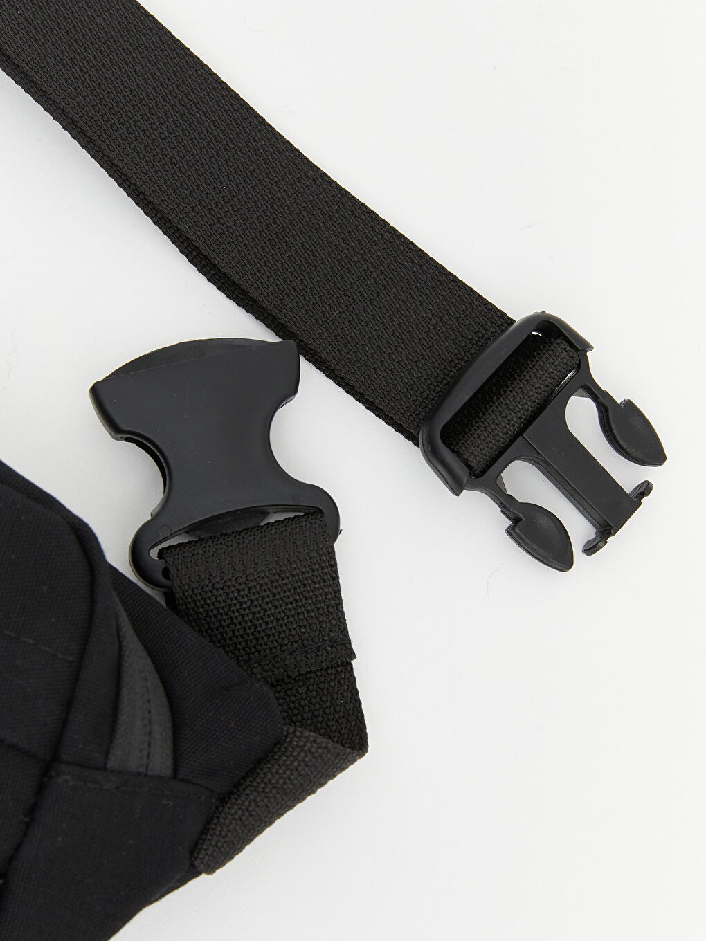 Siyah Ayarlanabilir Askılı Erkek Bel Çantası-1