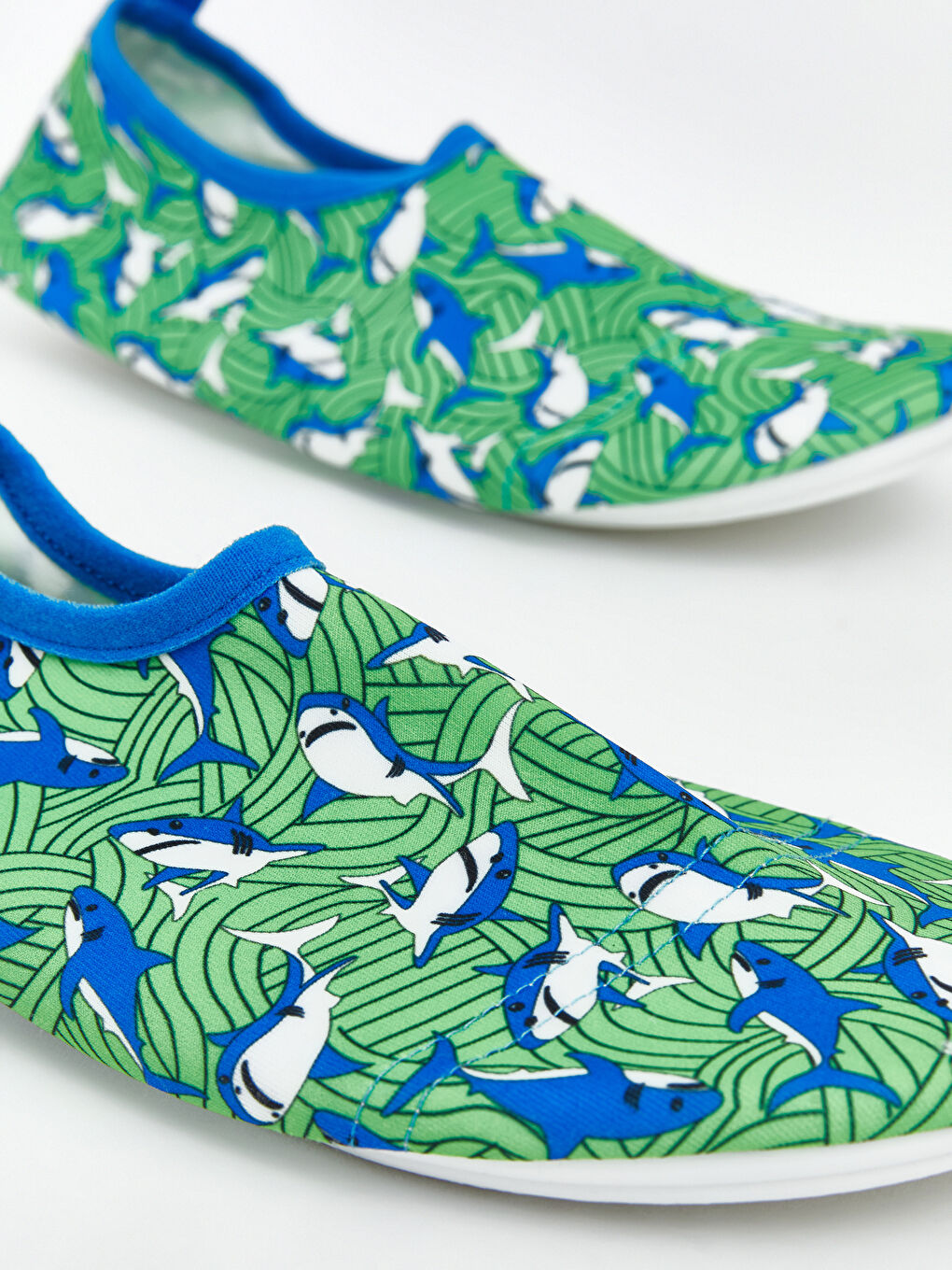 Yeşil Desenli Erkek Çocuk Deniz Ayakkabısı-2