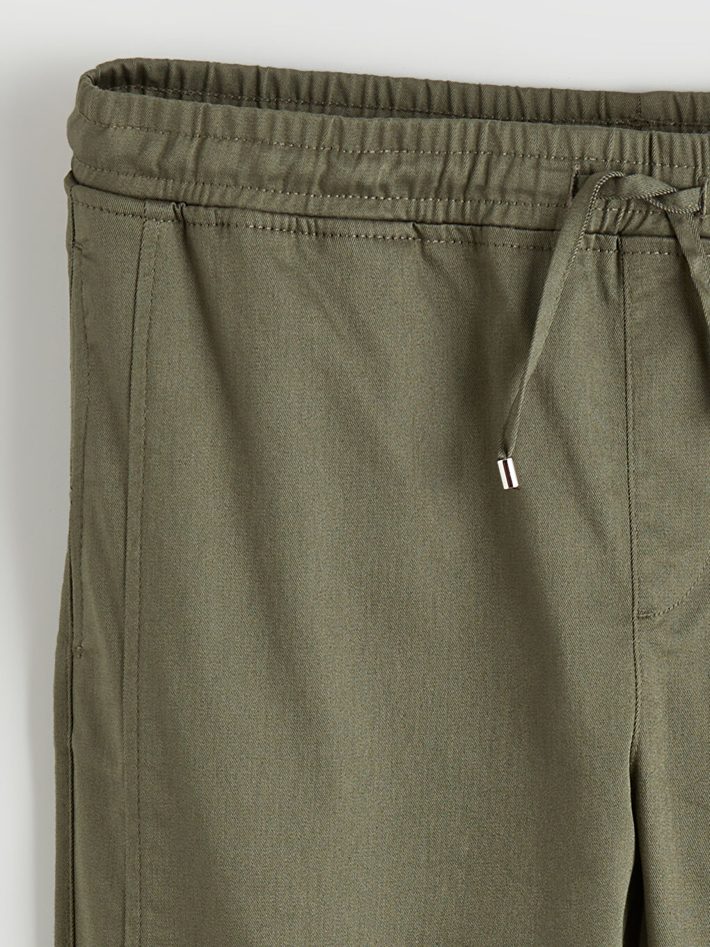 Elasticated Waist Slim Fit Men's Trousers-1