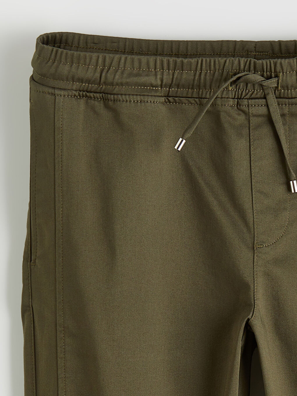 Elasticated Waist Slim Fit Men's Trousers-1