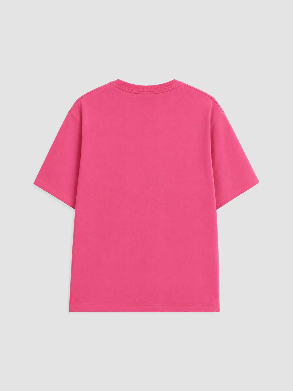 Printed %100 Cotton Oversize Women's T-shirt-2