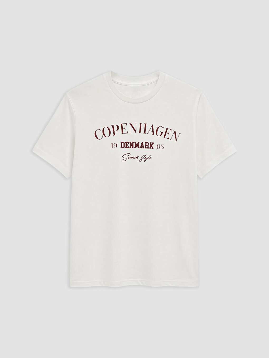 Crew Neck Printed Women's T-Shirt