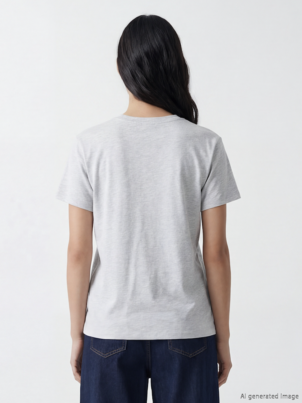 Crew Neck Los Angeles Printed Women's T-Shirt-3