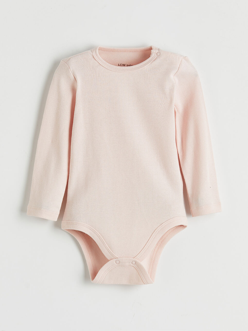 Pembe Bisiklet Yaka Uzun Kollu Kız Bebek Çıtçıtlı Body 3'lü-3