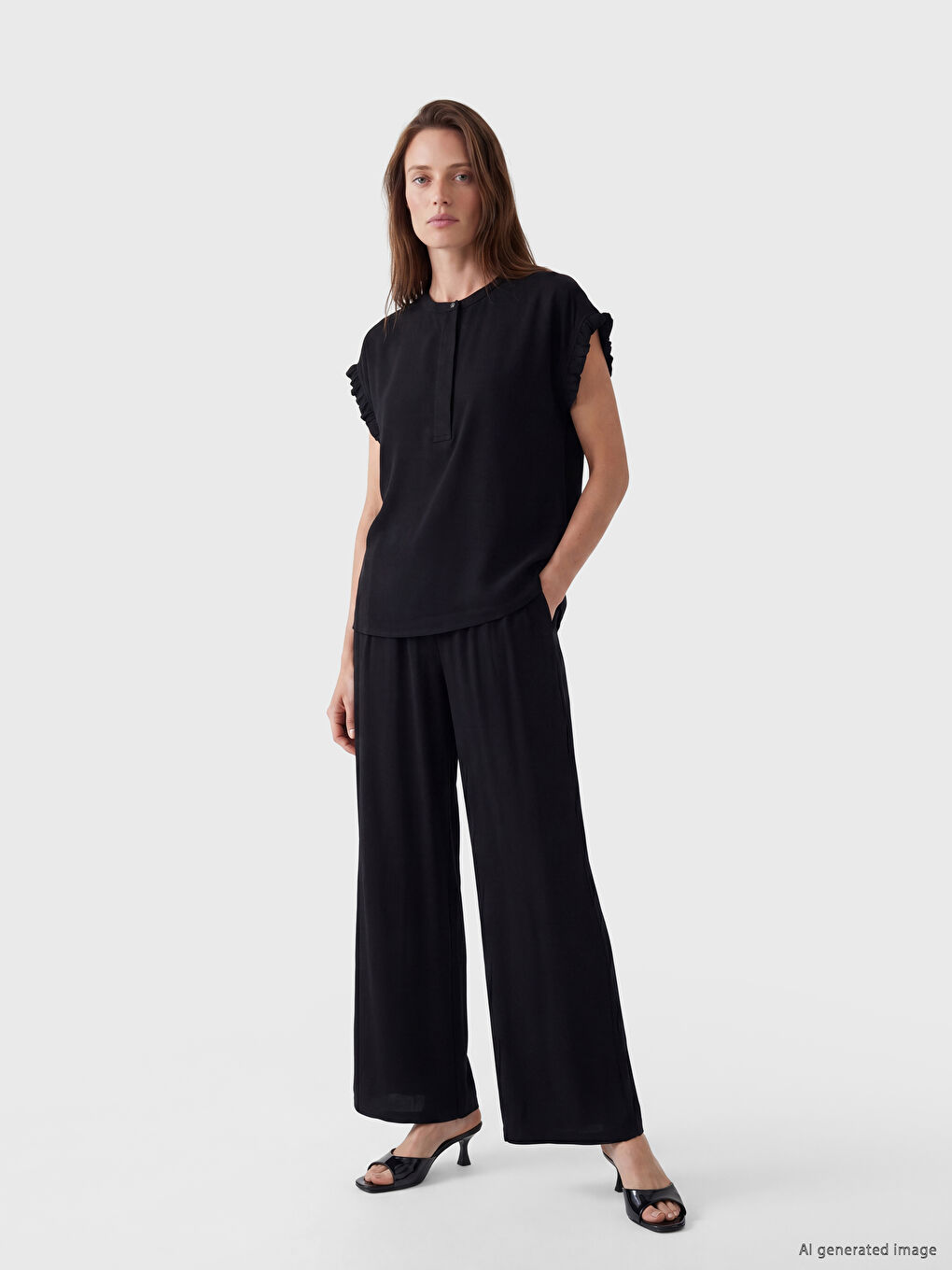 Woman Black Blouse-1