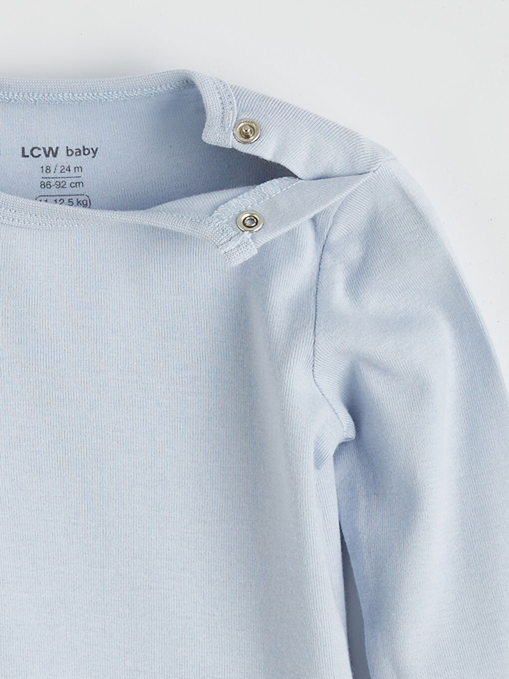 Mavi Bisiklet Yaka Uzun Kollu Erkek Bebek Çıtçıtlı Body 3'lü-9