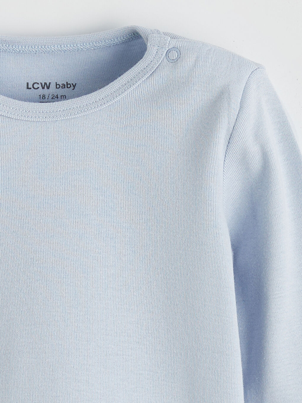 Mavi Bisiklet Yaka Uzun Kollu Erkek Bebek Çıtçıtlı Body 3'lü-10