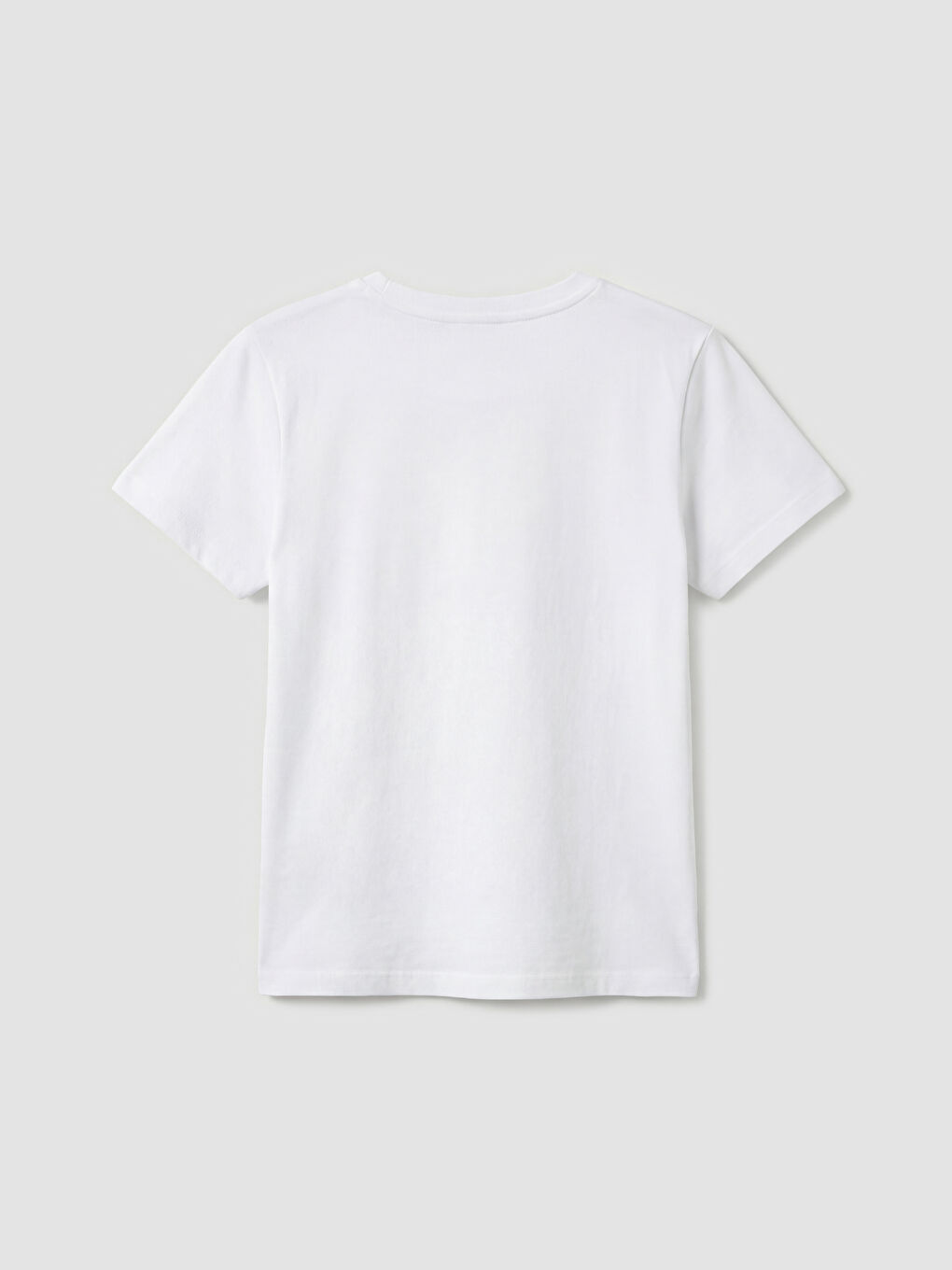 Ekru Baskılı Kız Çocuk Tişört ve Şort-3