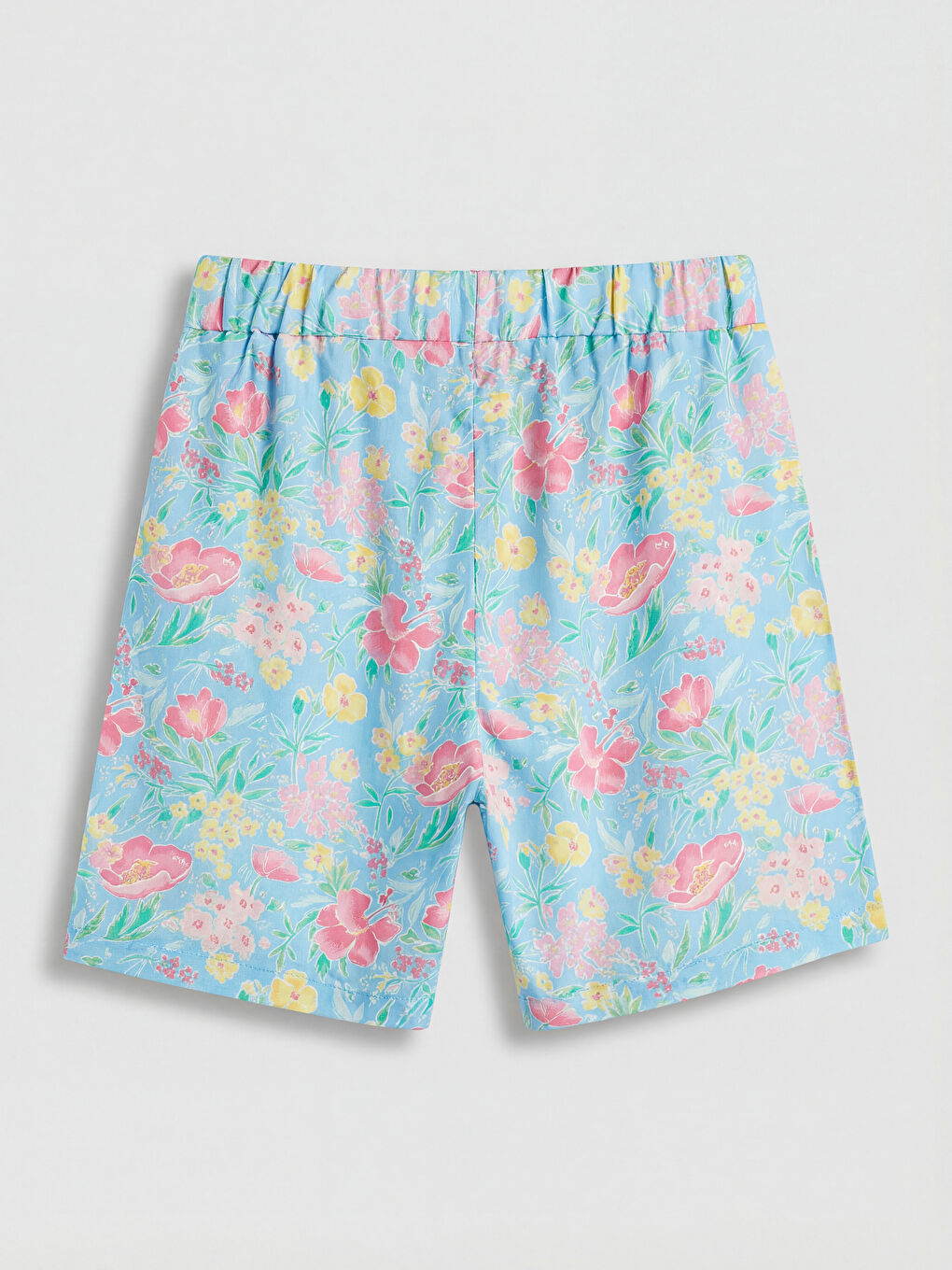 Yeşil Baskılı Kız Çocuk Tişört ve Şort-4