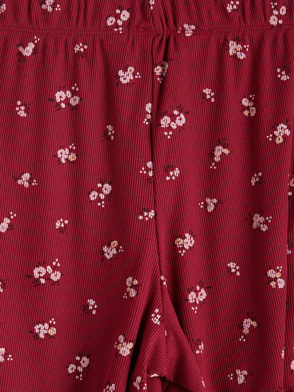 Mürdüm V Yaka Çiçekli Kadın Şortlu Pijama Takımı-10