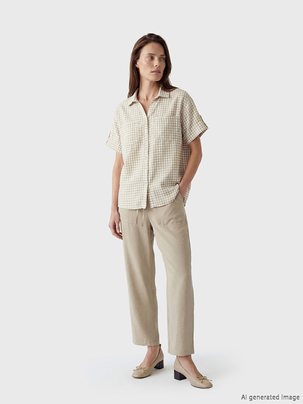 Woman BEIGE Shirt-1