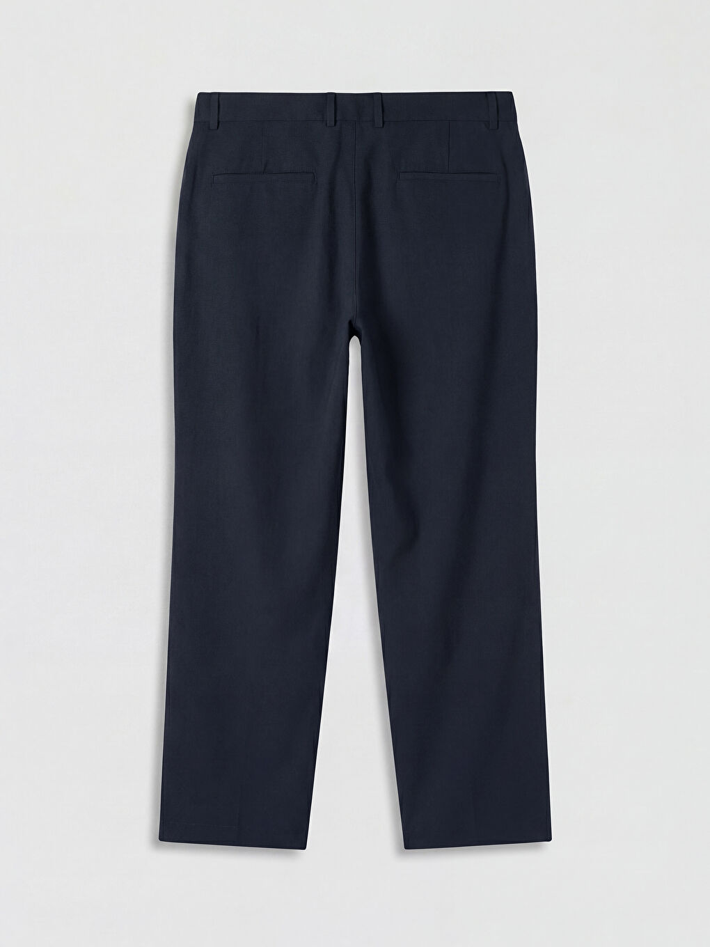 Lacivert Regular Fit Gabardin Erkek Pileli Pantolon-1