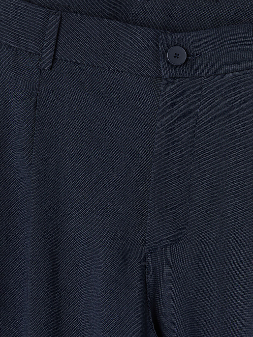 Lacivert Regular Fit Gabardin Erkek Pileli Pantolon-2