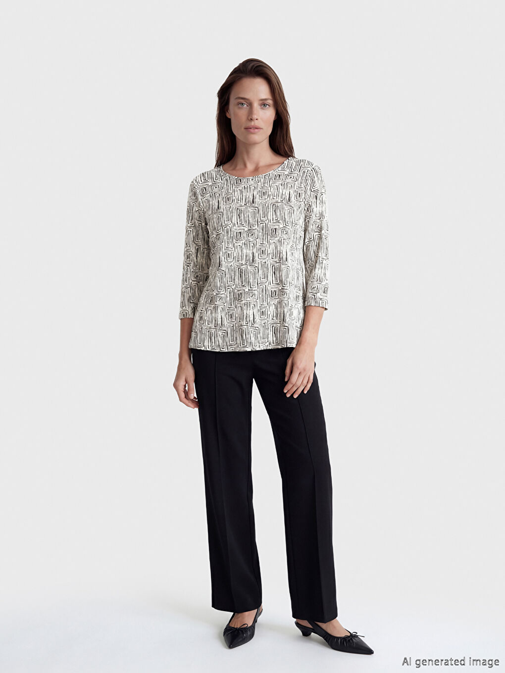 Жена Екрю Тениска-1