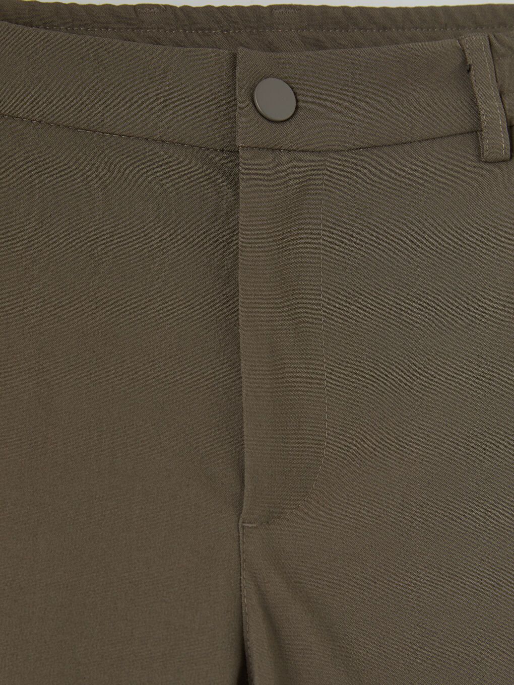 Kahverengi Standart Kalıp Erkek Pantolon-2