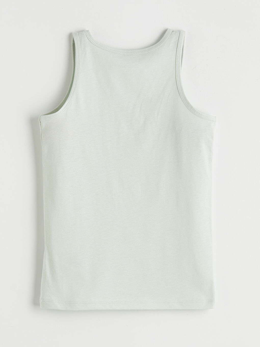 Gri Bisiklet Yaka Erkek Çocuk Pamuklu Atlet 2'li-5