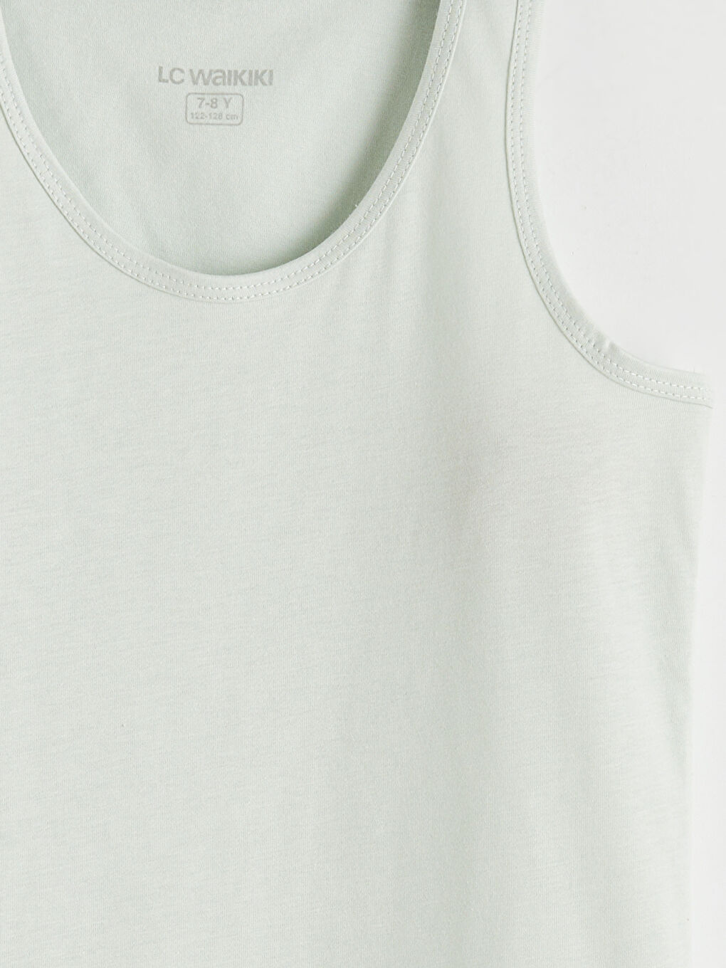 Gri Bisiklet Yaka Erkek Çocuk Pamuklu Atlet 2'li-8