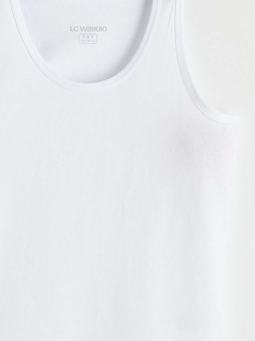 Gri Bisiklet Yaka Erkek Çocuk Pamuklu Atlet 2'li-9