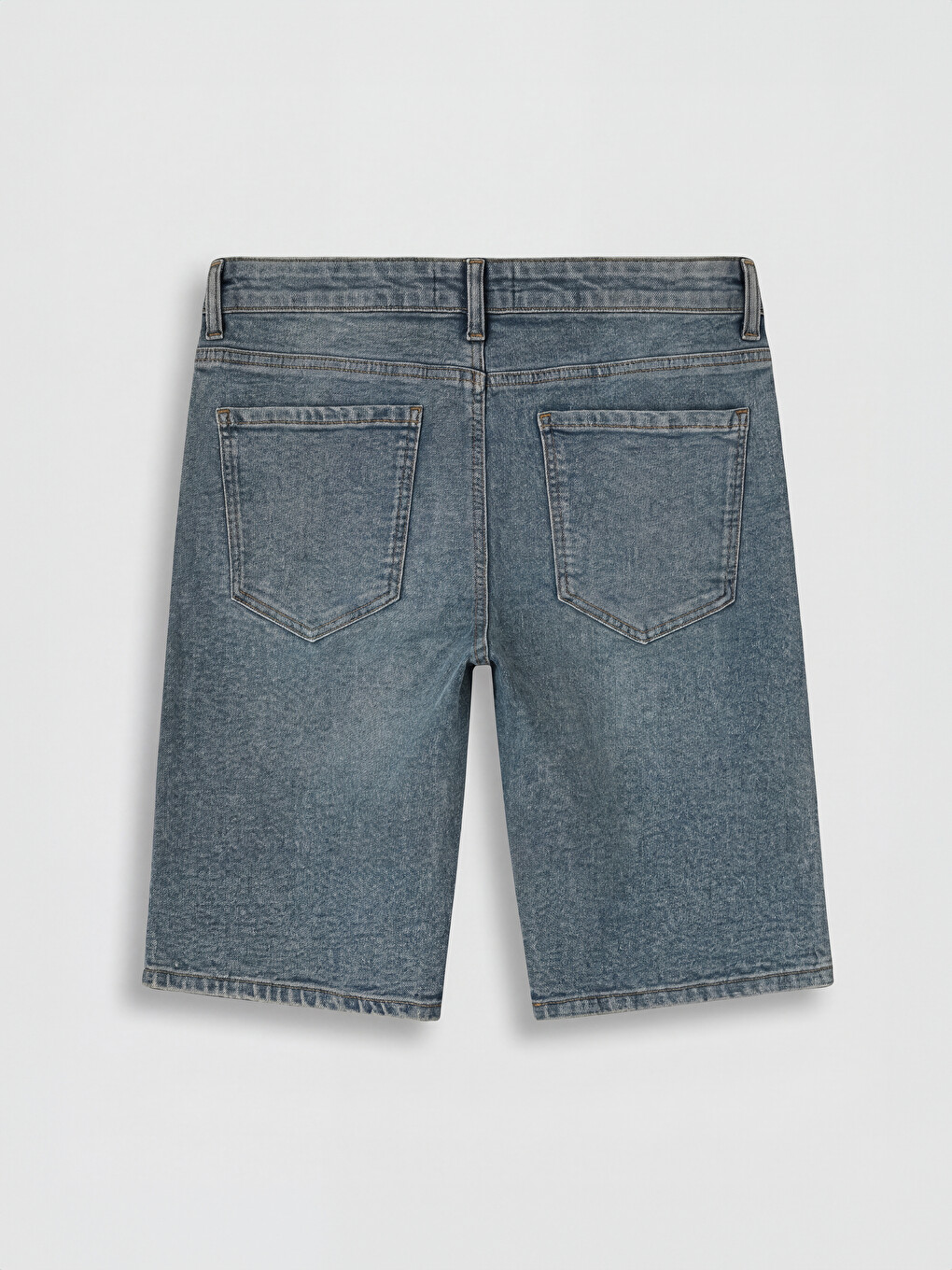 Slim Fit Men's Denim Shorts-5