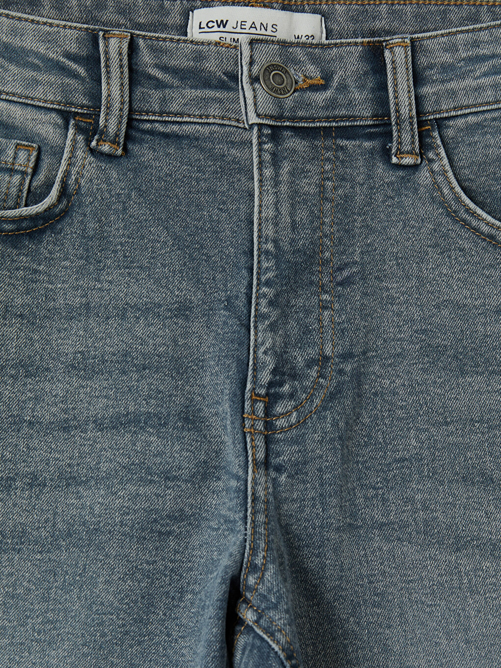 Slim Fit Men's Denim Shorts-6