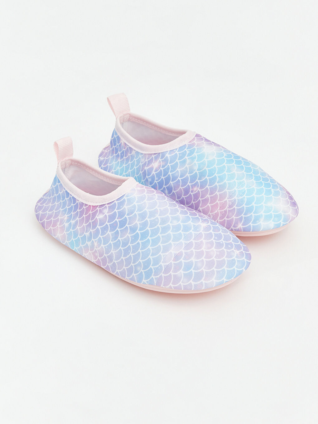 Mavi Desenli Kız Çocuk Deniz Ayakkabısı