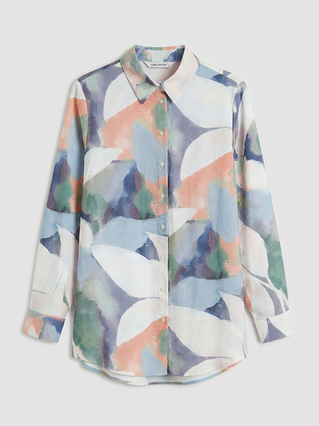 Karışık Desenli Kadın Gömlek Tunik-3