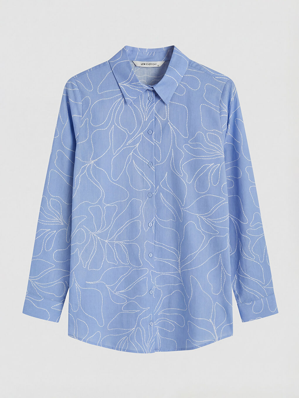 Mor Desenli Kadın Gömlek Tunik