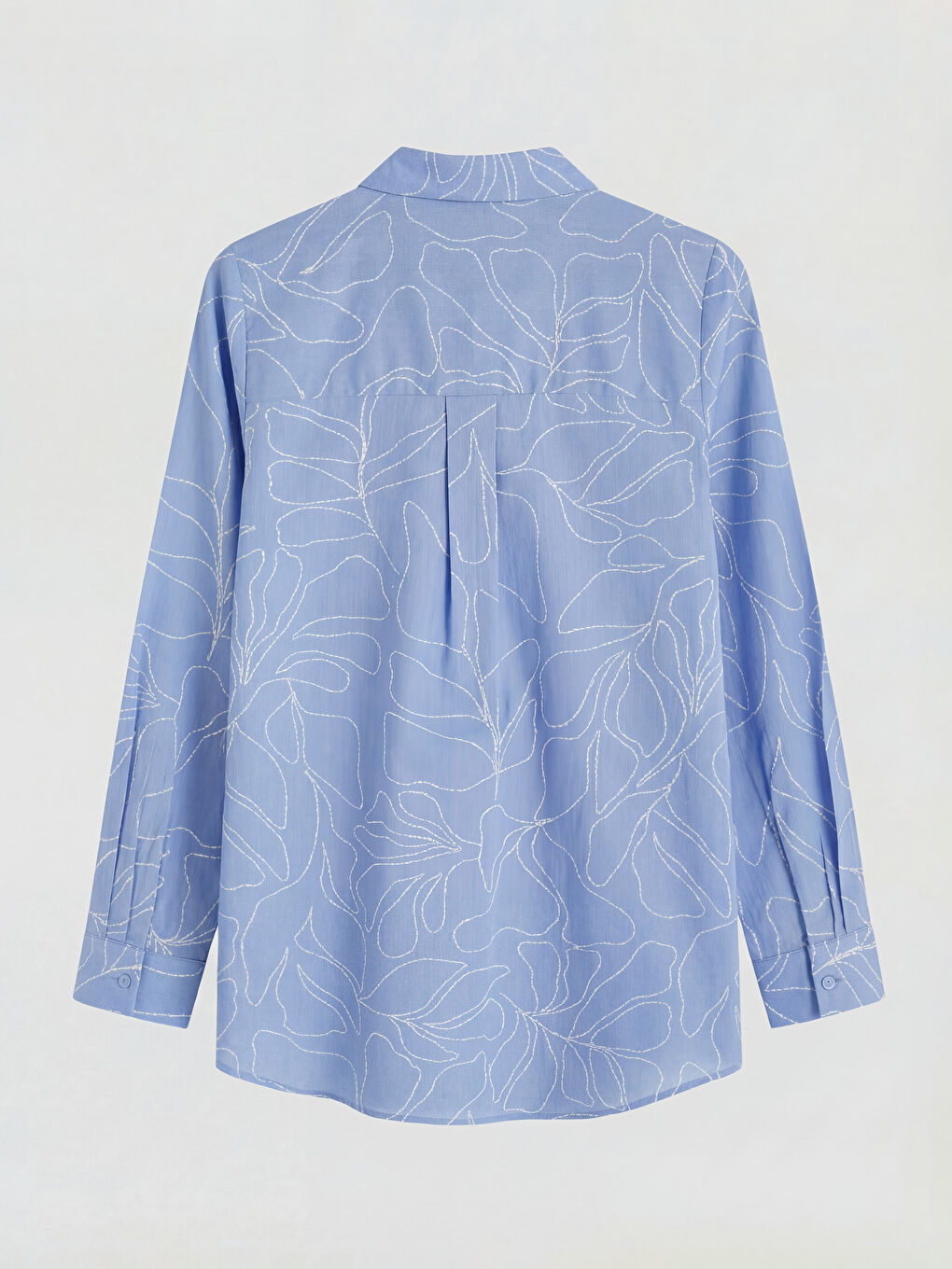 Mor Desenli Kadın Gömlek Tunik-1