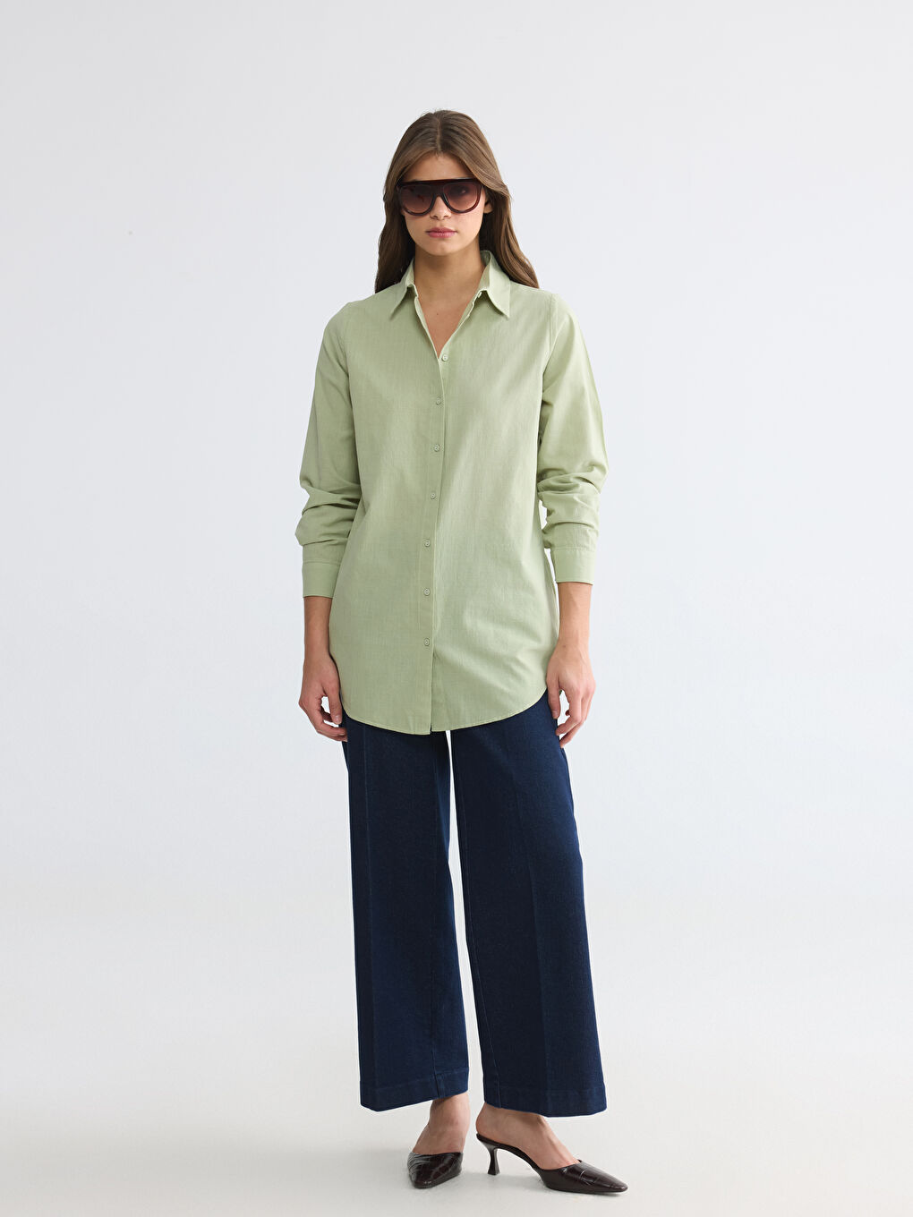 Regular Fit Women's Shirt Tunic-1