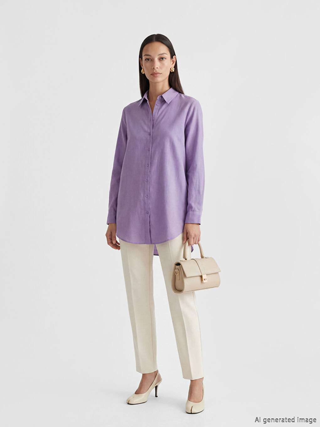 Regular Fit Women's Shirt Tunic-1