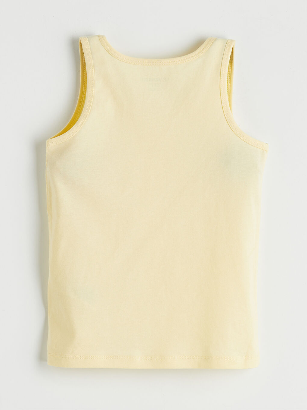 Ekru Bisiklet Yaka Erkek Çocuk Atlet 2'li-4